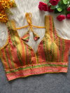 Tew Heavy Jecquard Blouse Wholesale Clothing Suppliers In India